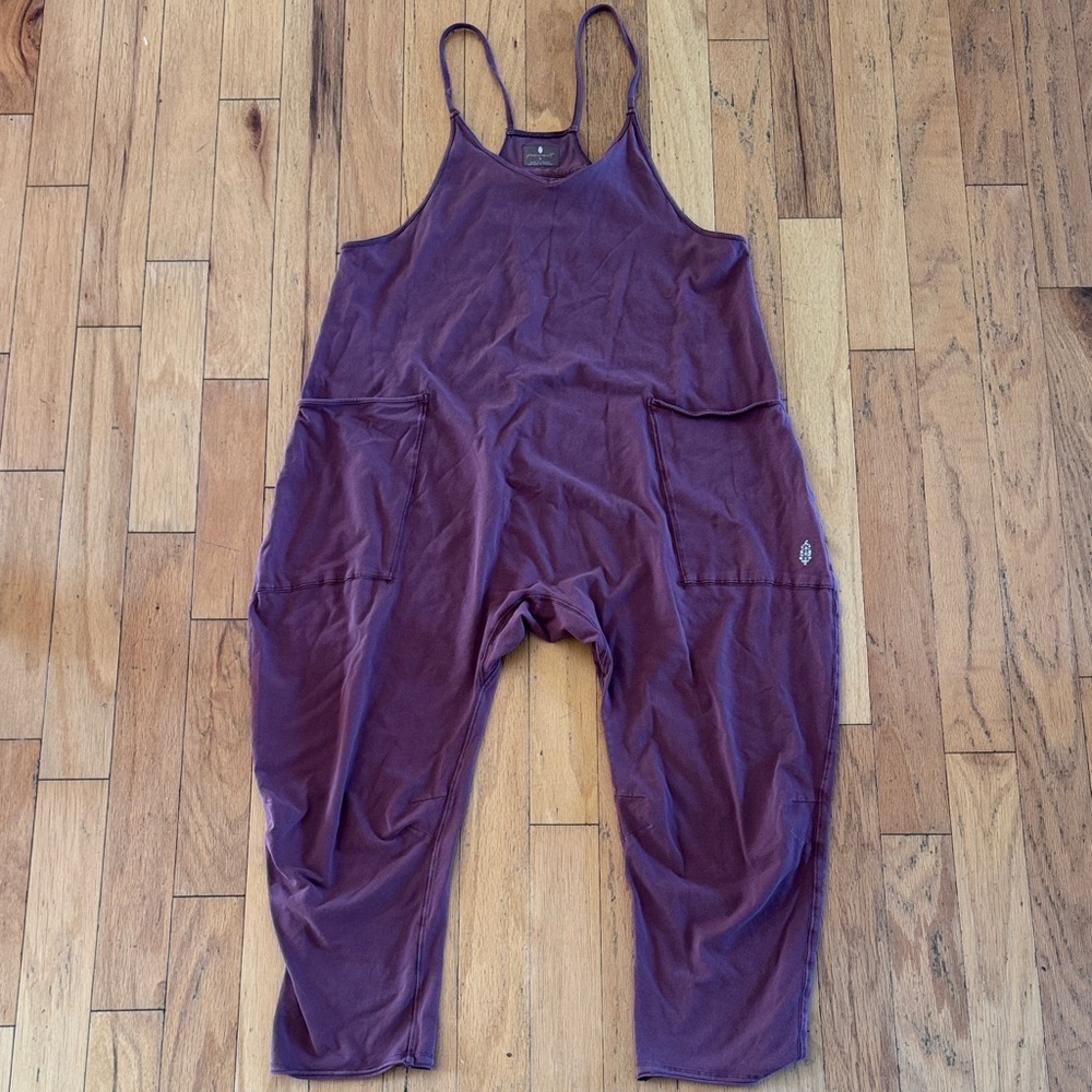 FP Movement by Free People Plum Purple Jumpsuit Romper